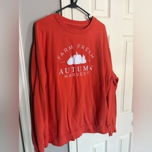 Orange Autumn Harvest Sweatshirt